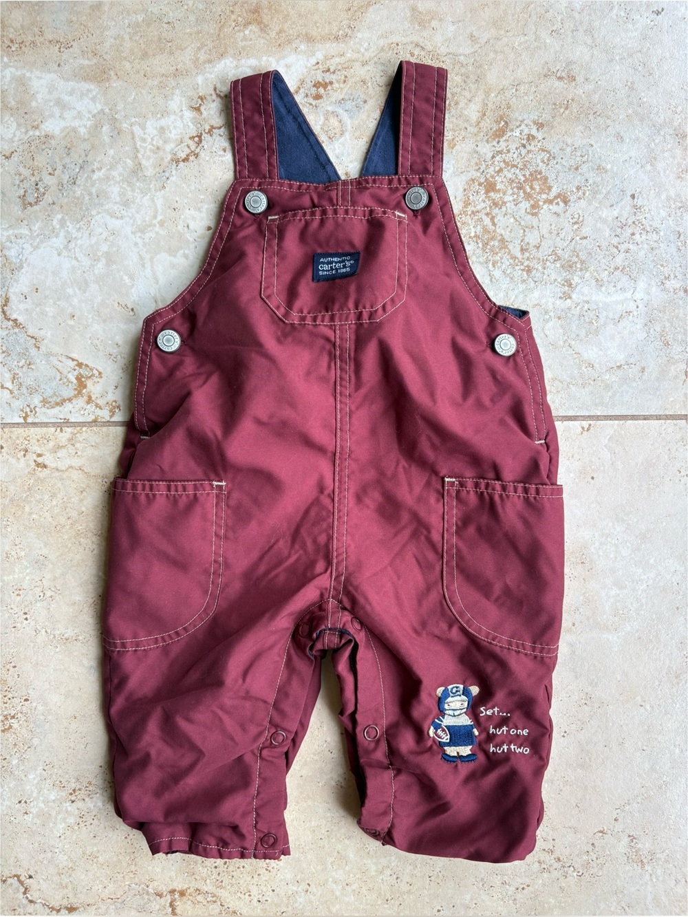 Carter’s Football Overalls 3-6 Months
